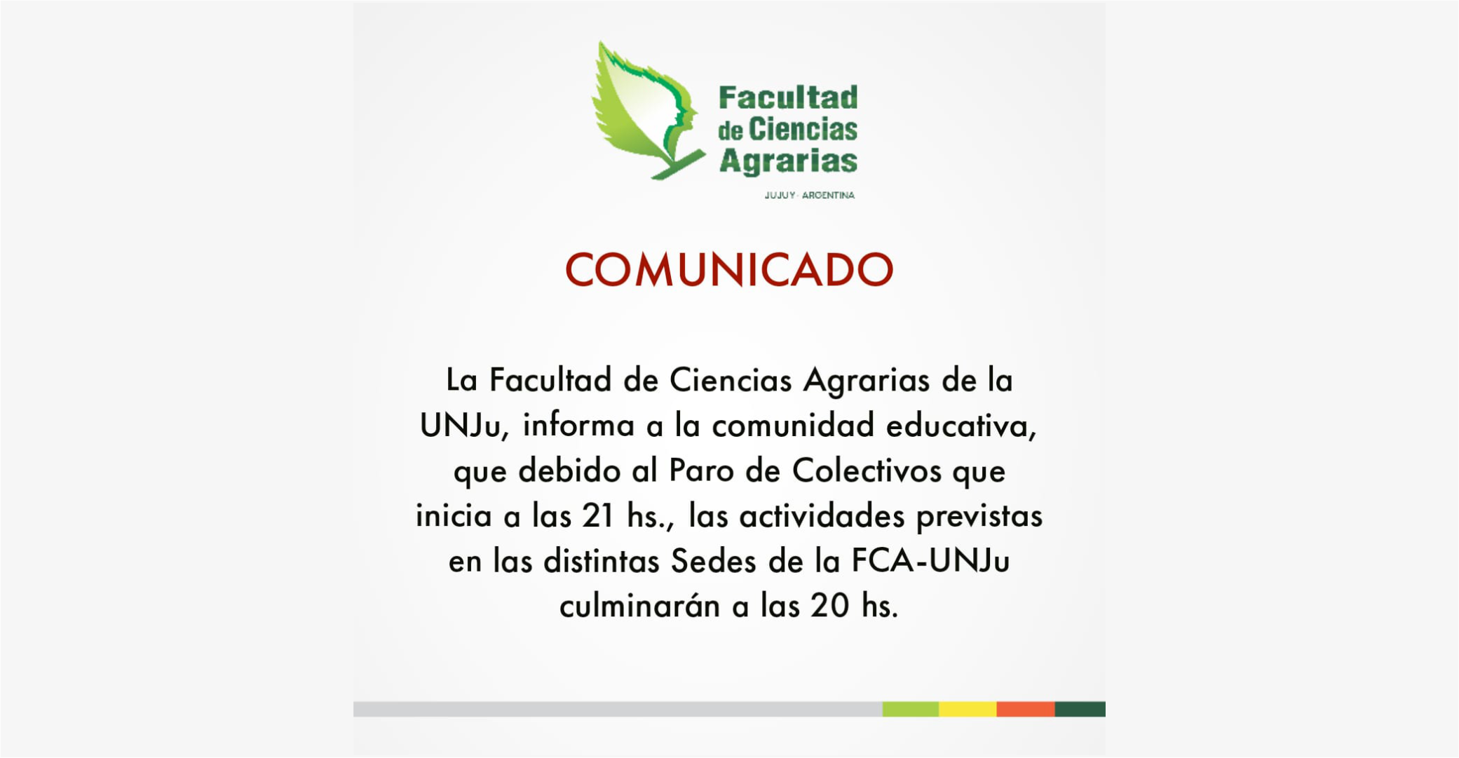 COMUNICADO FCA IMPORTANTE