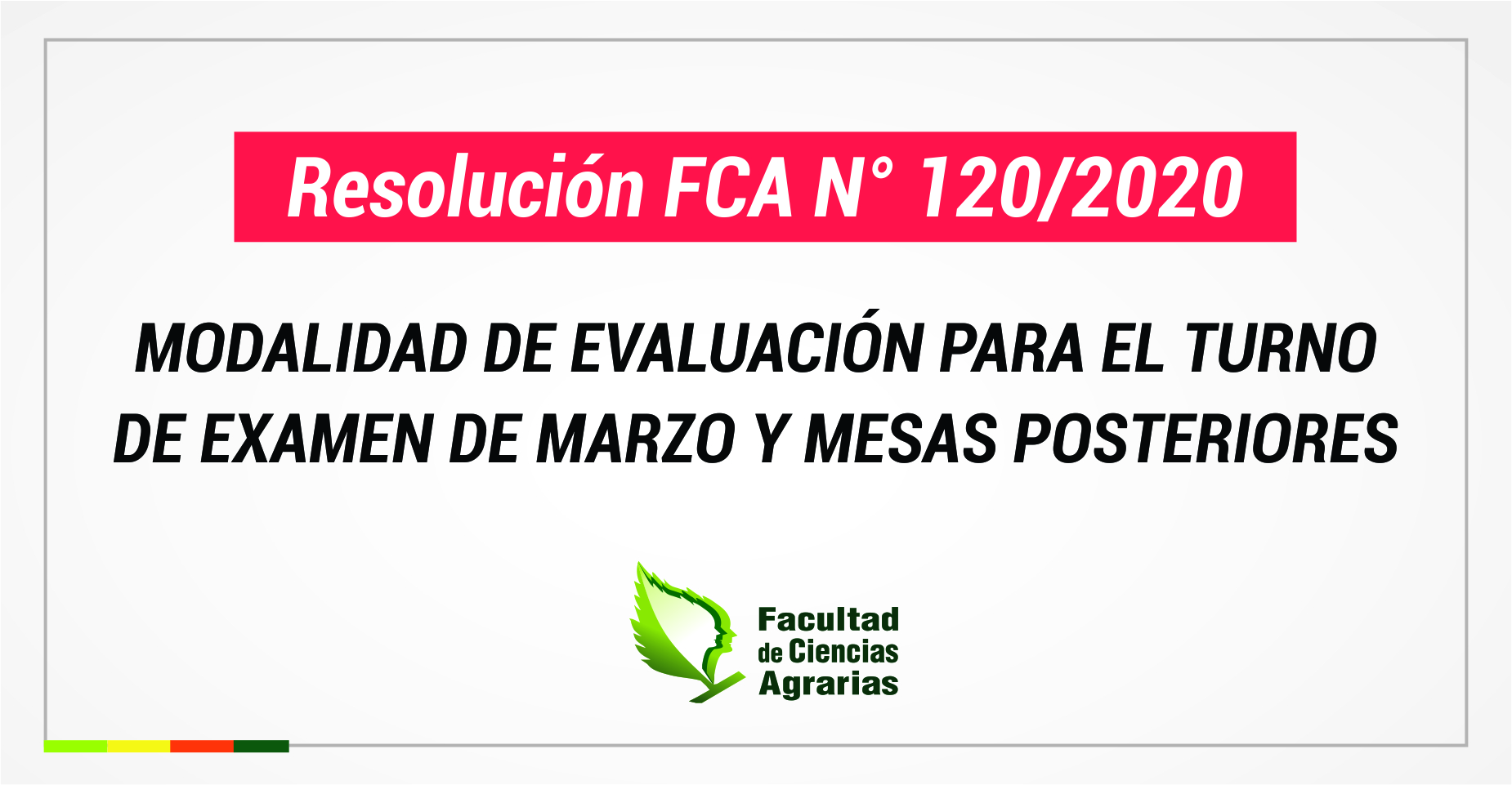 SE LLEVARÁ ACABO EL TURNO POSTERGADO DE MARZO Y SE FIJARON FECHAS DE LAS MESAS SUBSIGUIENTES