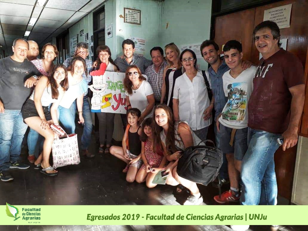 Egresados 2019 de la Carrera de Ingeniería Agronómica