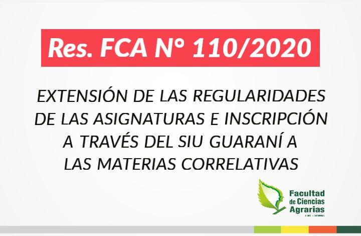 Extensión de Regularidades e Inscripción a materias correlativas