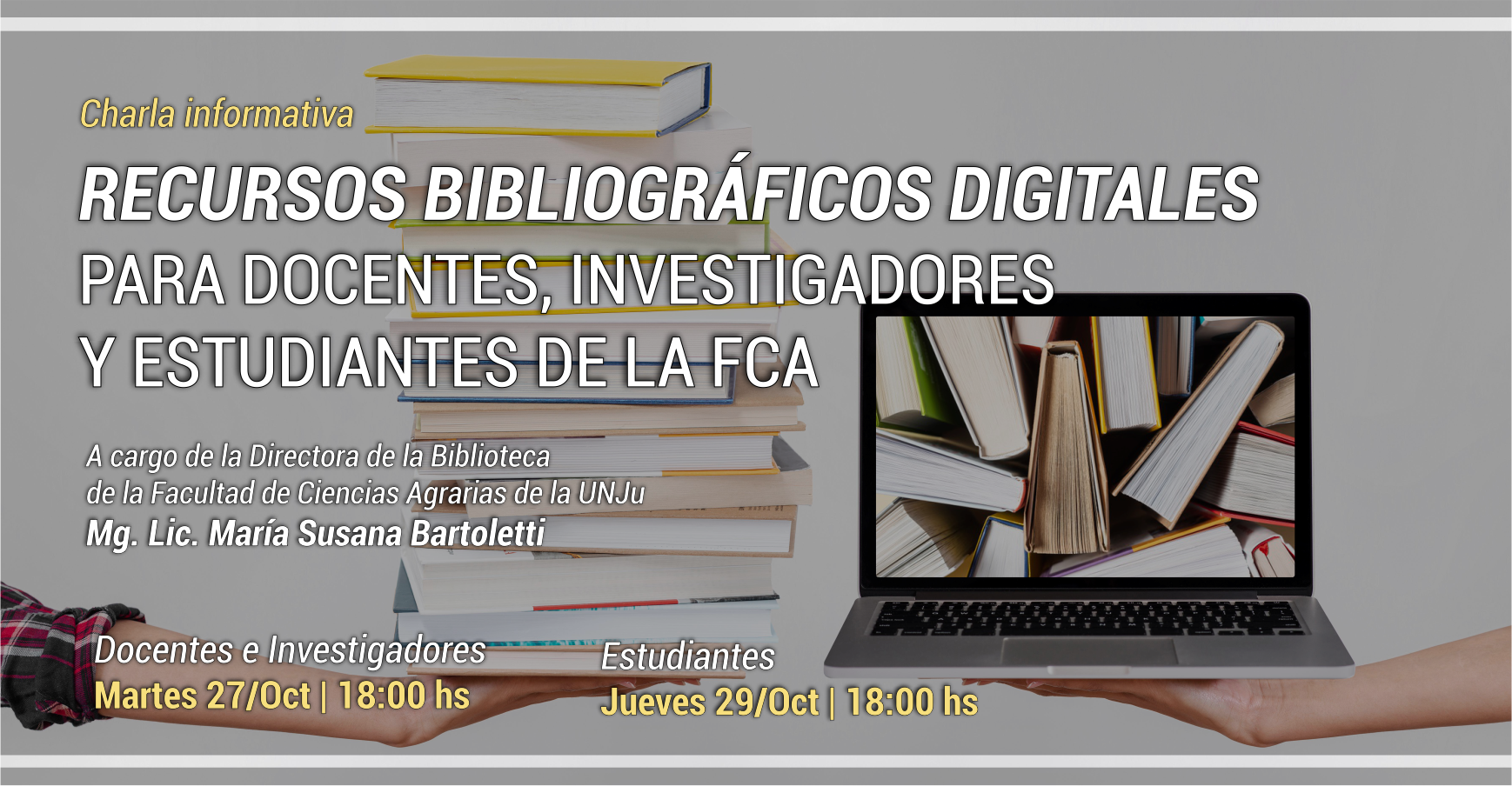 Charla informativa | RECURSOS BIBLIOGRÁFICOS DIGITALES