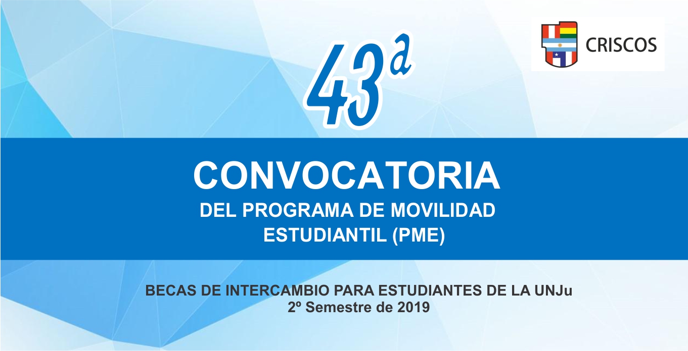 BECAS DE INTERCAMBIO PARA ESTUDIANTES  DE LA UNJu