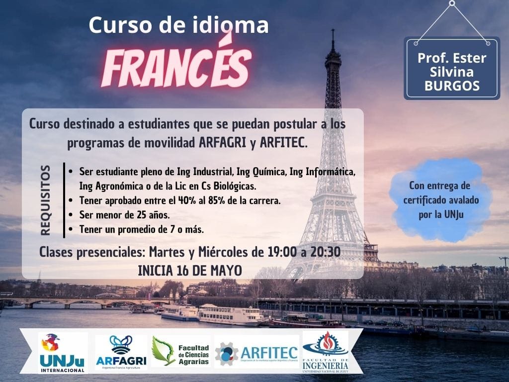 Curso Idioma FRANCÉS | Ciclo 2023