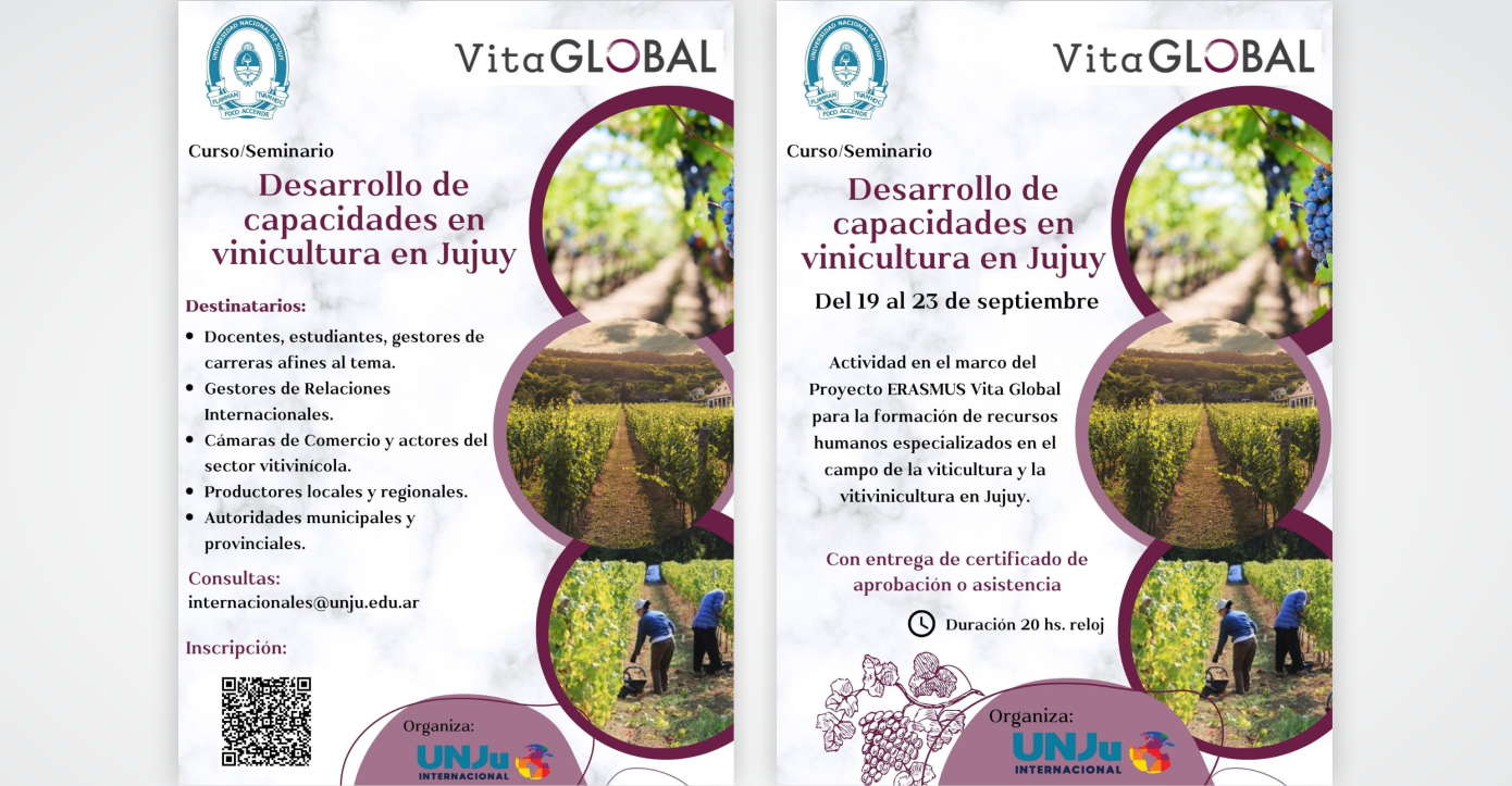 Brindarán curso sobre vinicultura en Jujuy