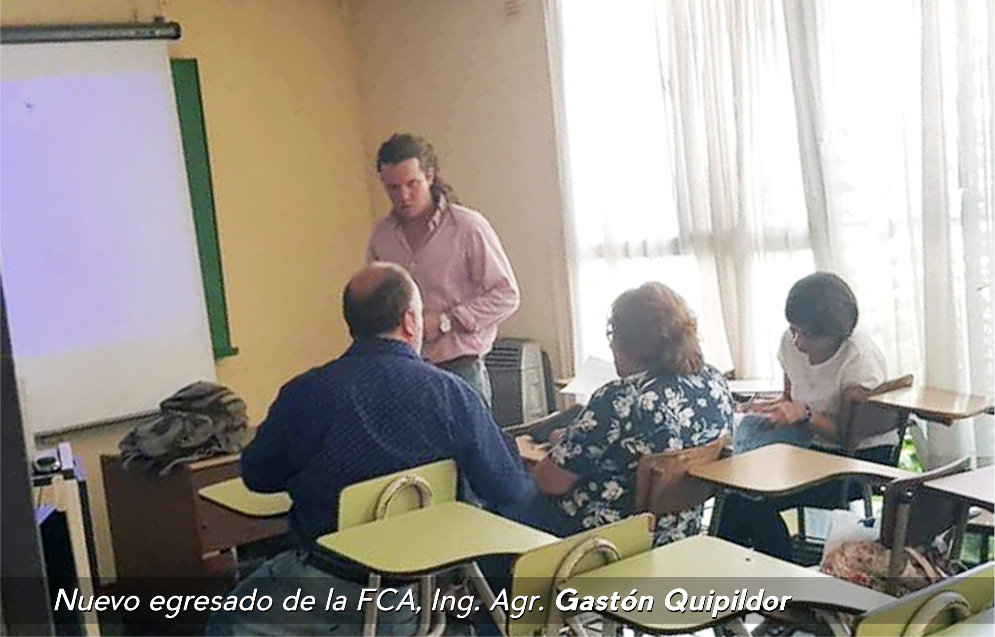 Nuevo Egresado de la carrera Ingeniería Agronómica, FCA