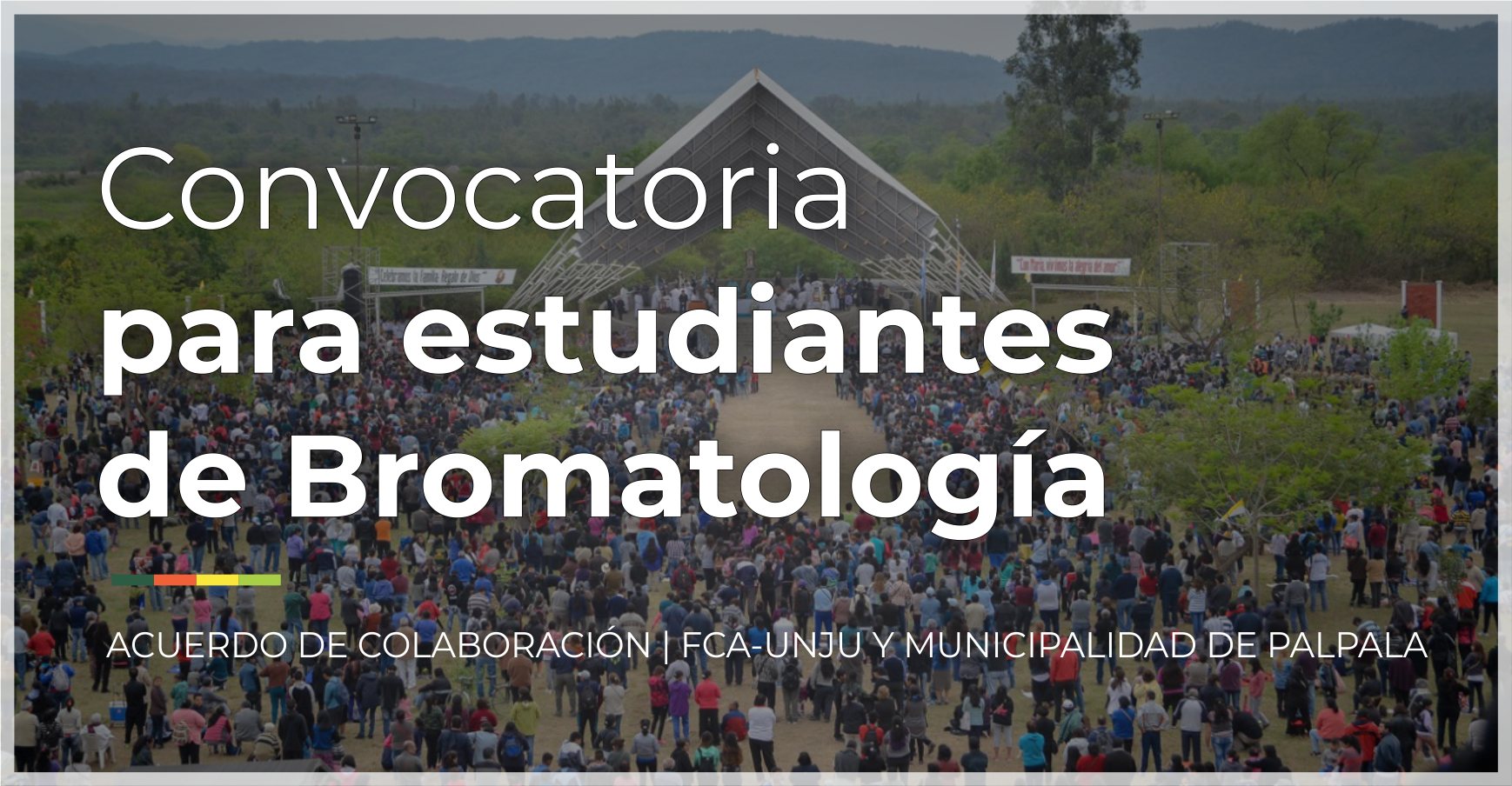 Convocatoria para estudiantes de Bromatología