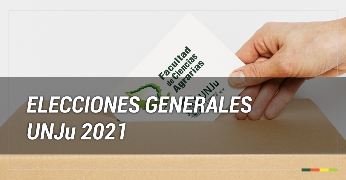 Elecciones Generales de la UNJu